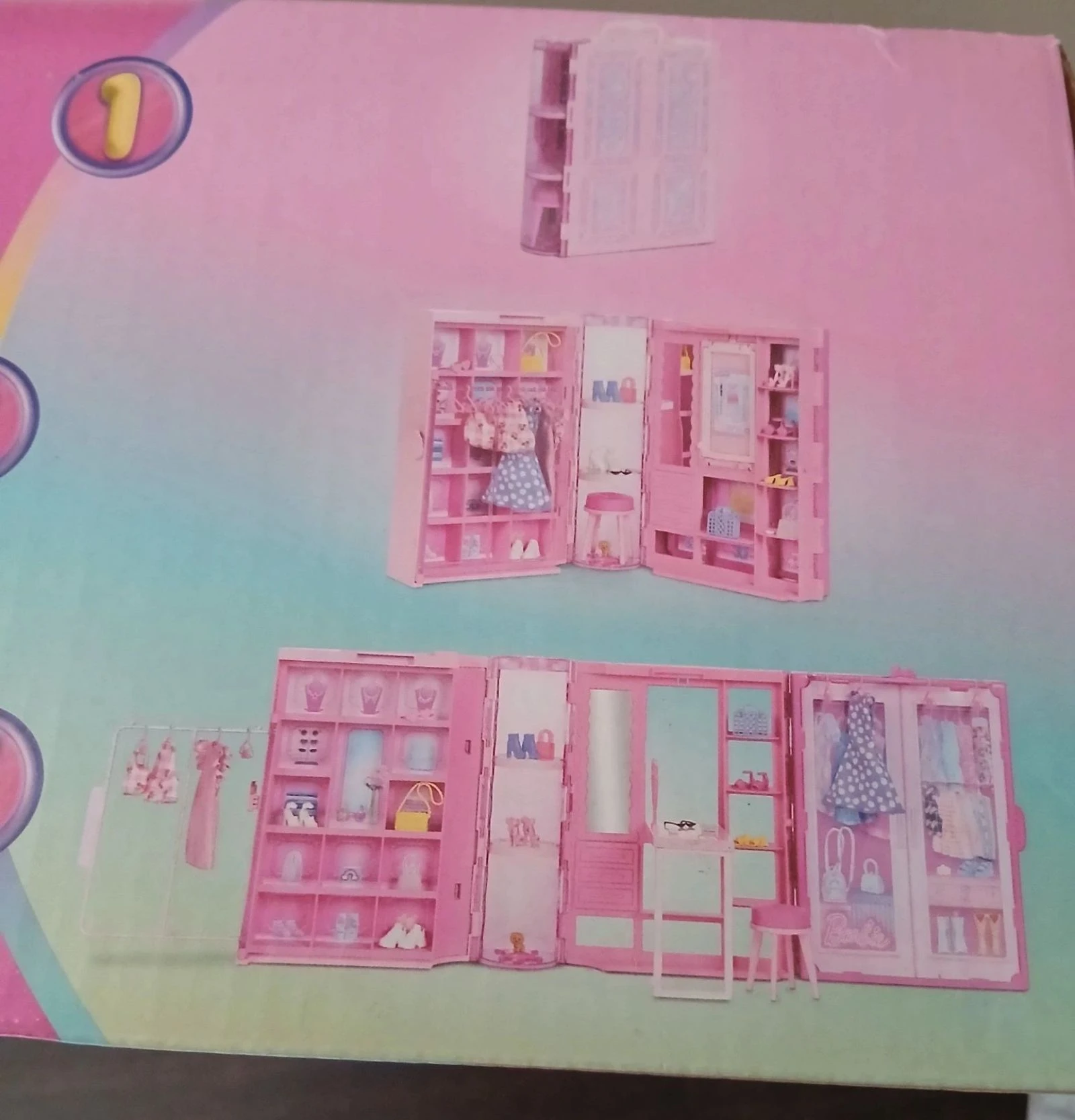 Barbie Dream Closet with doll and accessories – photo 3